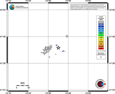 Mappa EMS - territori località