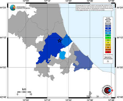 Mappa MCS - territori comuni
