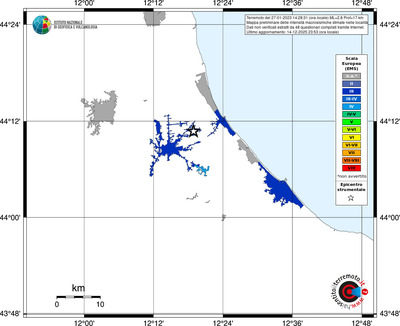 Mappa EMS - territori località