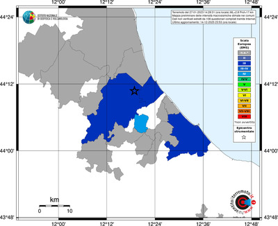 Mappa EMS - territori comuni