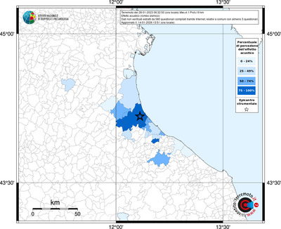 Mappa territorio comunale con almeno 3 questionari
