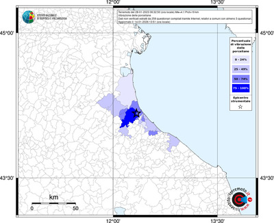 Mappa territorio comunale con almeno 3 questionari