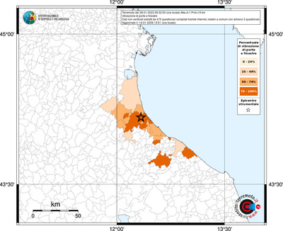 Mappa territorio comunale con almeno 3 questionari