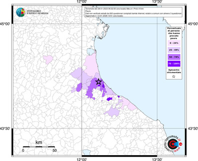 Mappa territorio comunale con almeno 3 questionari