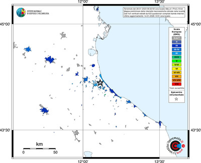 Mappa EMS - territori località