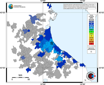 Mappa EMS - territori comuni