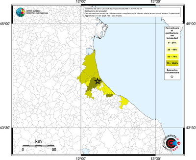 Mappa territorio comunale con almeno 3 questionari