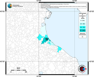 Mappa territorio comunale con almeno 3 questionari