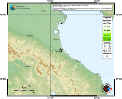 Mappa comuni con almeno 3 questionari