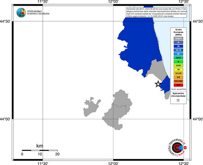 Mappa EMS - territori comuni