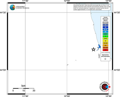 Mappa MCS - territori località