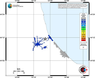 Mappa EMS - territori località