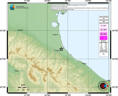 Mappa comuni con almeno 3 questionari
