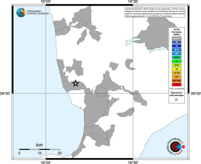 Mappa EMS - territori comuni