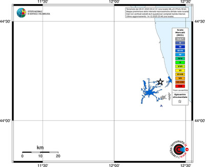 Mappa MCS - territori località