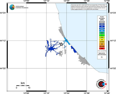 Mappa EMS - territori località