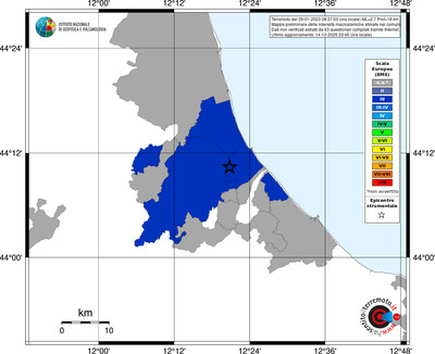 Mappa EMS - territori comuni