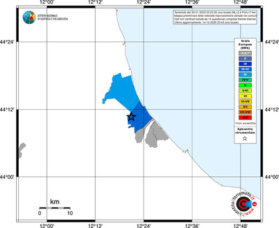 Mappa EMS - territori comuni