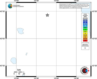 Mappa EMS - territori località