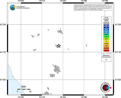 Mappa EMS - territori località