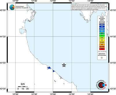 Mappa EMS - territori località