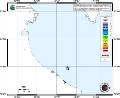 Mappa EMS - territori località