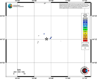 Mappa MCS - territori località