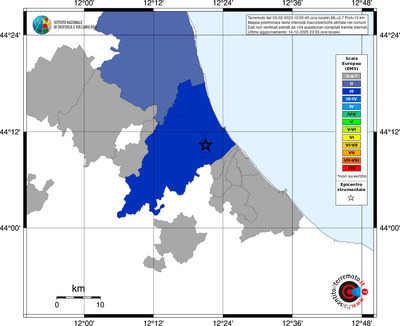 Mappa EMS - territori comuni