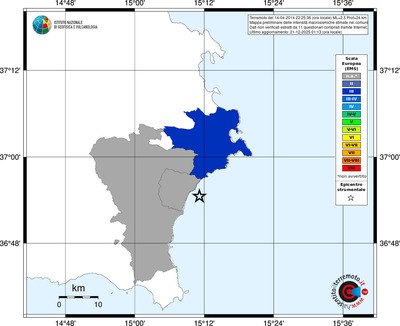 Mappa EMS - territori comuni
