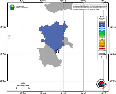 Mappa MCS - territori comuni