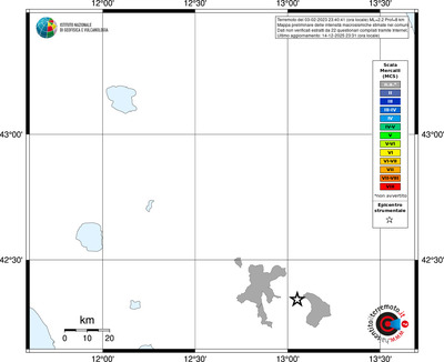 Mappa MCS - territori comuni