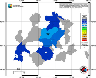 Mappa EMS - territori comuni