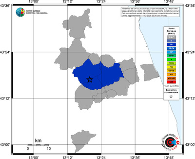 Mappa EMS - territori comuni