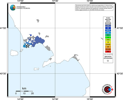 Mappa MCS - territori delle località