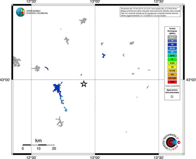 Mappa EMS - territori località