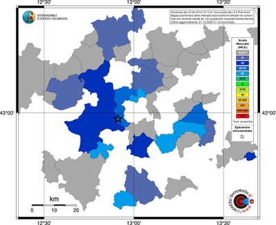Mappa MCS - territori comuni