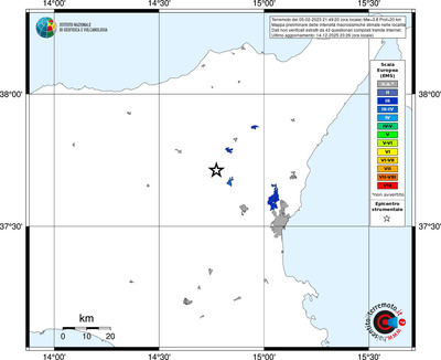 Mappa EMS - territori località