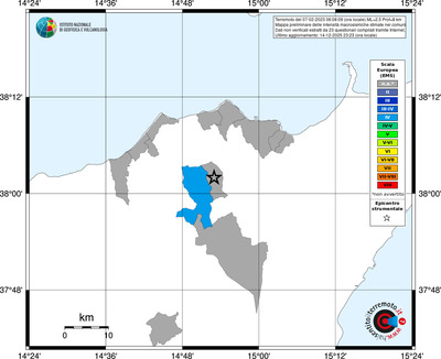 Mappa EMS - territori comuni