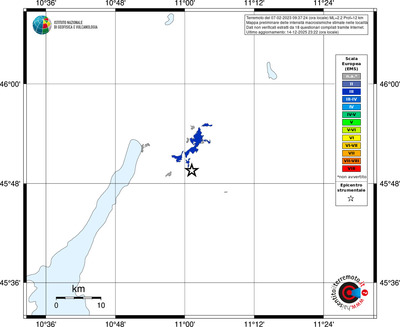 Mappa EMS - territori località