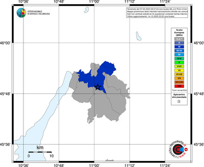Mappa EMS - territori comuni