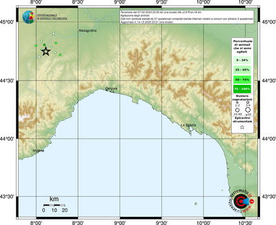 Mappa comuni con almeno 3 questionari