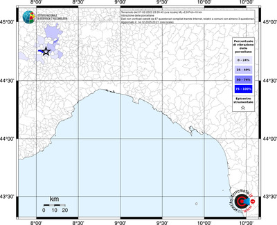 Mappa territorio comunale con almeno 3 questionari