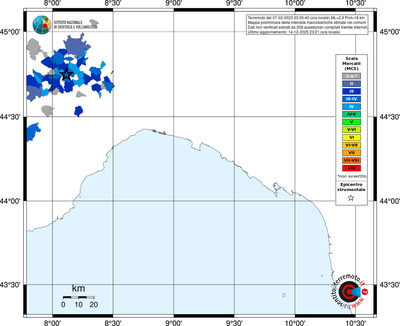 Mappa MCS - territori comuni