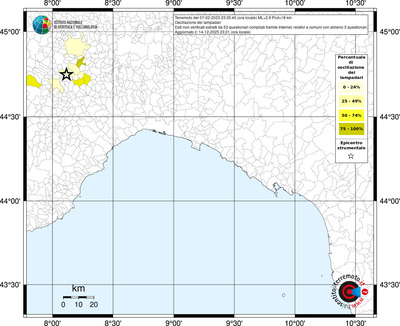 Mappa territorio comunale con almeno 3 questionari