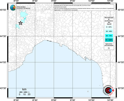 Mappa territorio comunale con almeno 3 questionari