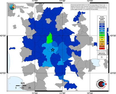 Mappa EMS - territori comuni