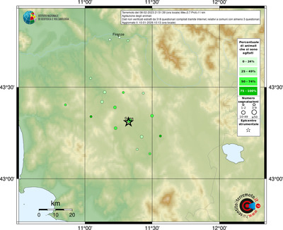 Mappa comuni con almeno 3 questionari