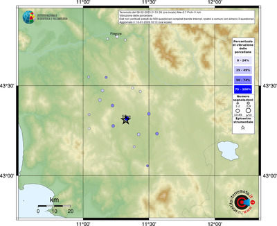 Mappa comuni con almeno 3 questionari