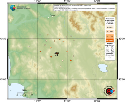 Mappa comuni con almeno 3 questionari