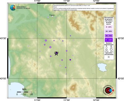 Mappa comuni con almeno 3 questionari